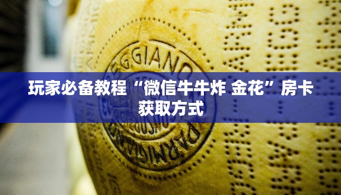 玩家必备教程“微信牛牛炸 金花”房卡获取方式